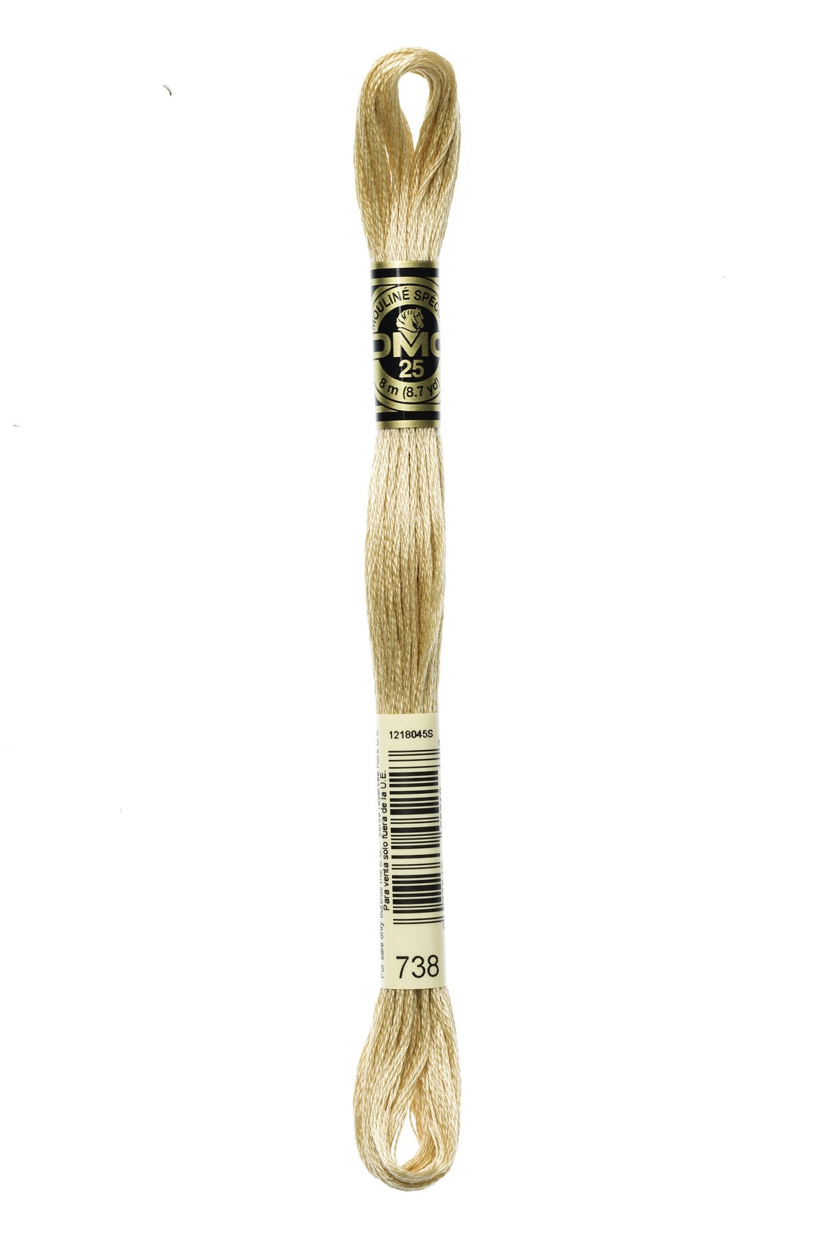 DMC Mouliné Stranded Cotton 738 Tan Very Light