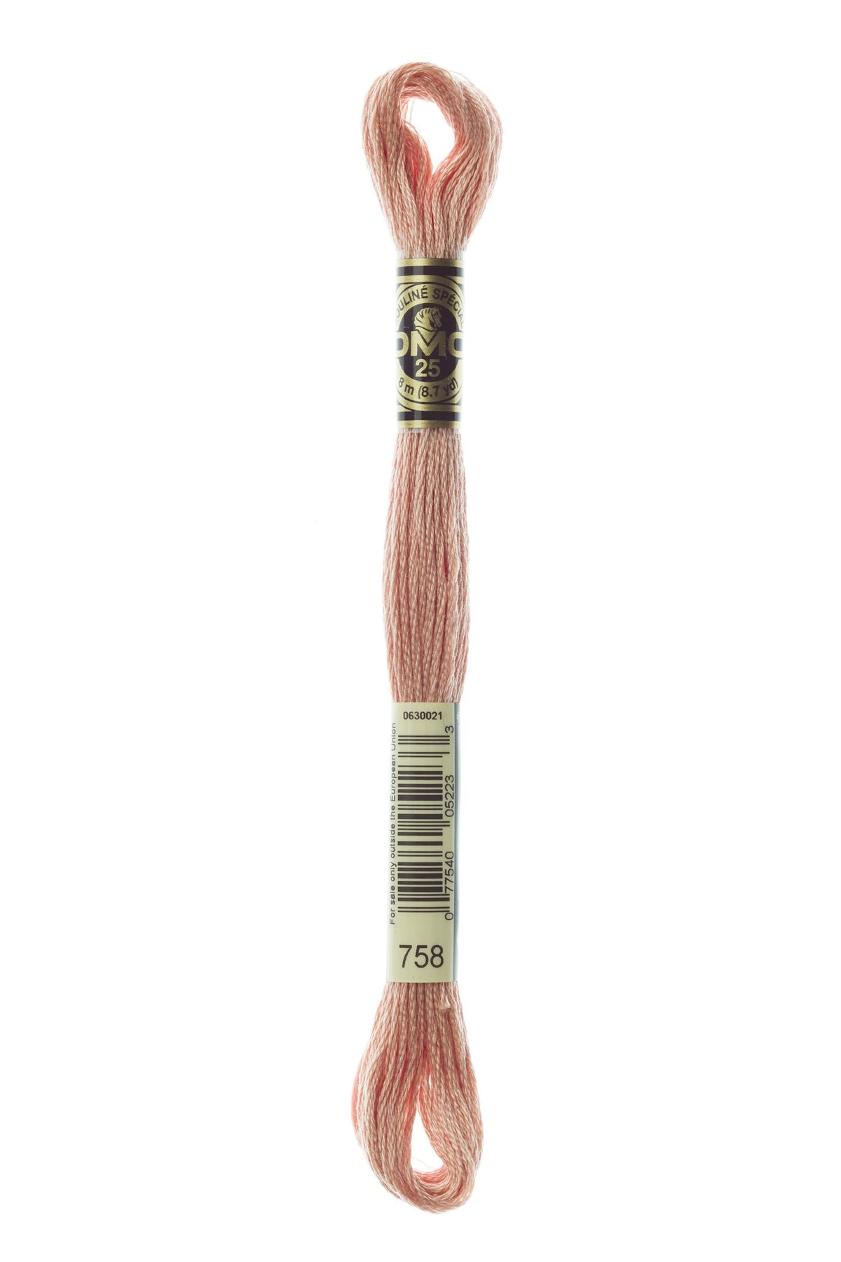 DMC Mouliné Stranded Cotton 758 Terra Cotta Very Light