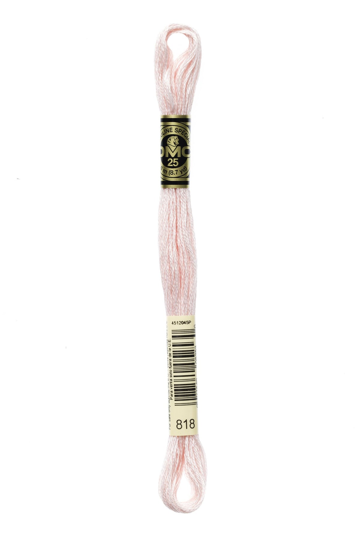 DMC Mouliné Stranded Cotton 818 Baby Pink