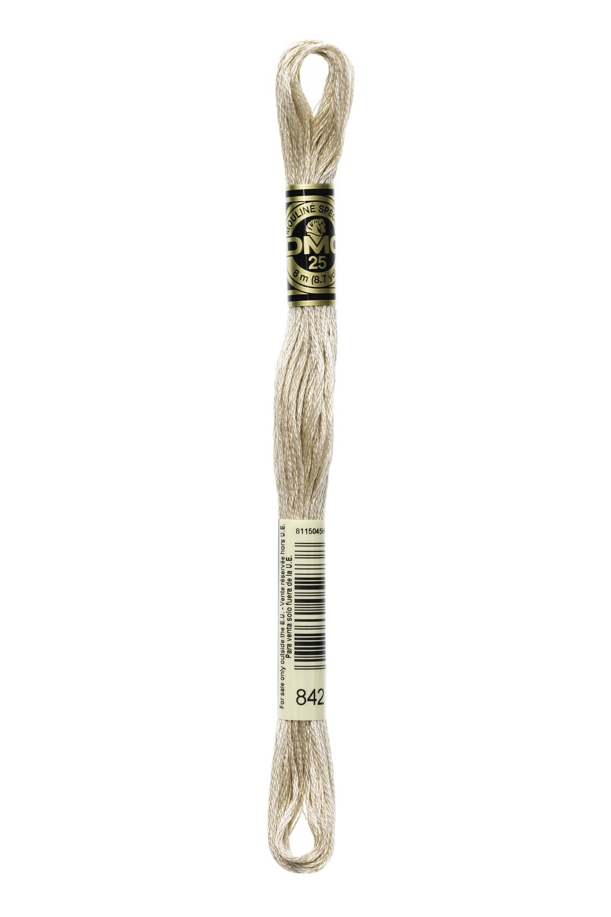 DMC Mouliné Stranded Cotton 842 Beige Brown Very Light