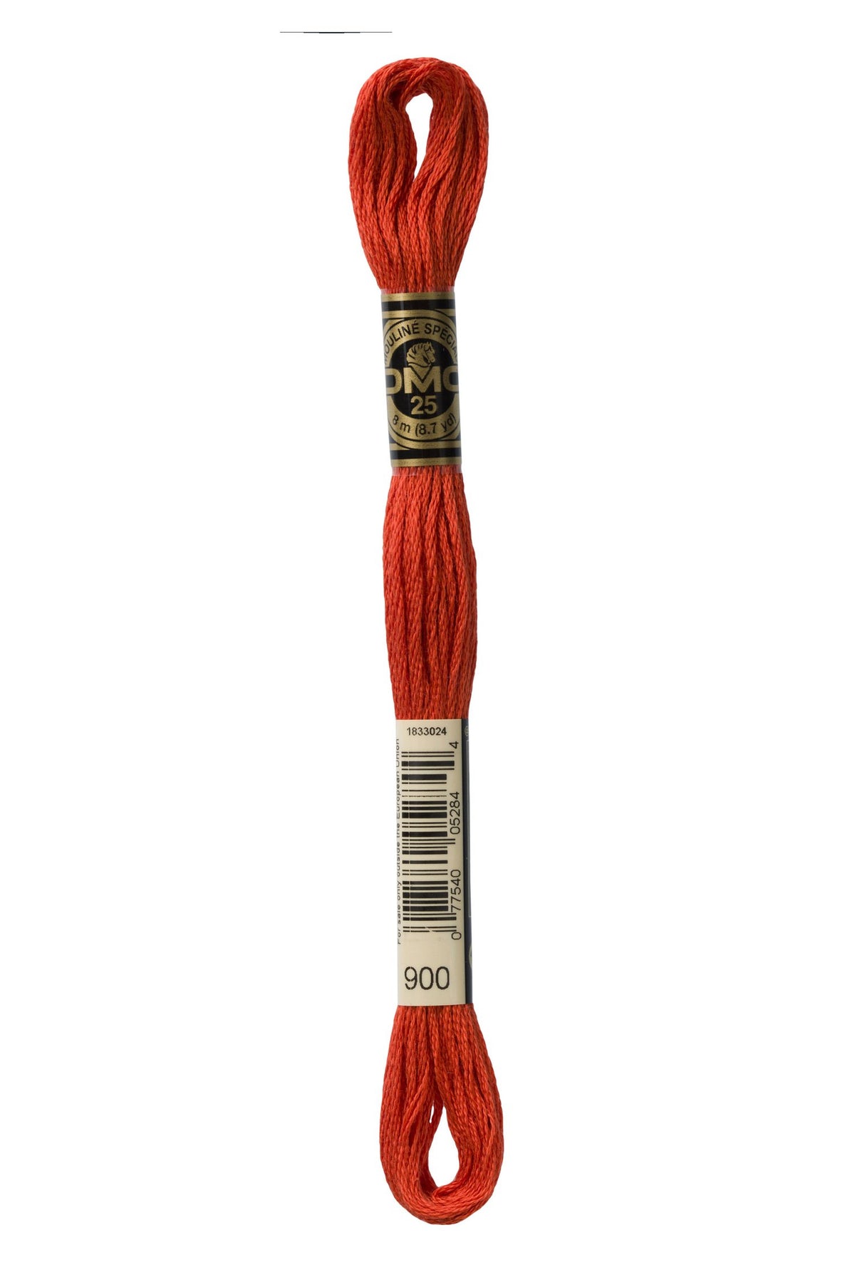DMC Mouliné Stranded Cotton 900 Burnt Orange Dark