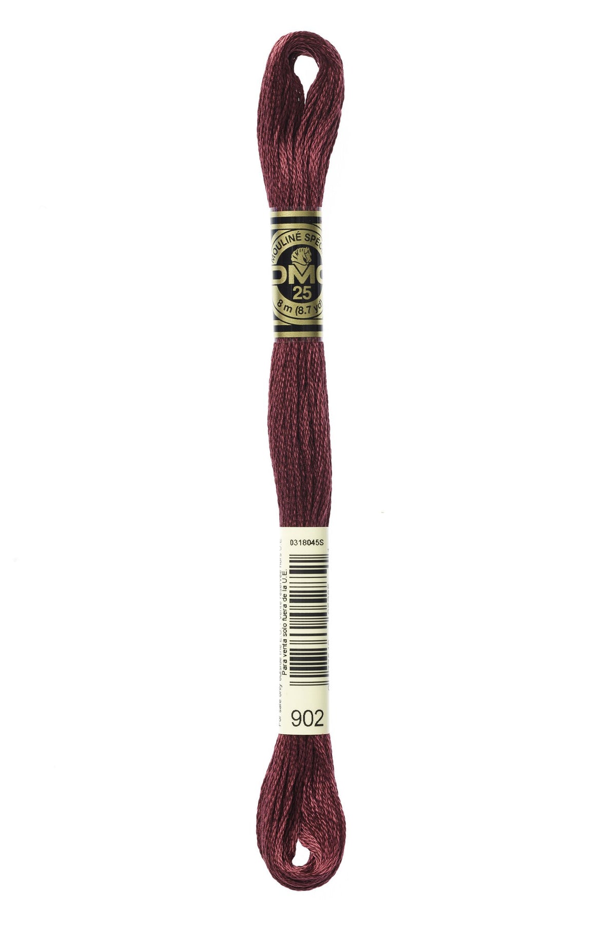 DMC Mouliné Stranded Cotton 902 Garnet Very Dark