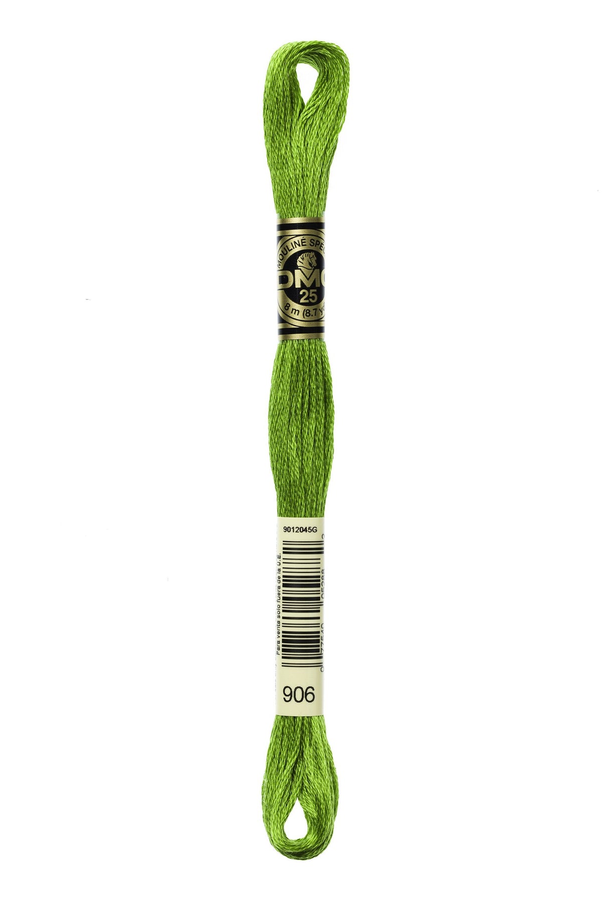 DMC Mouliné Stranded Cotton 906 Parrot Green Medium