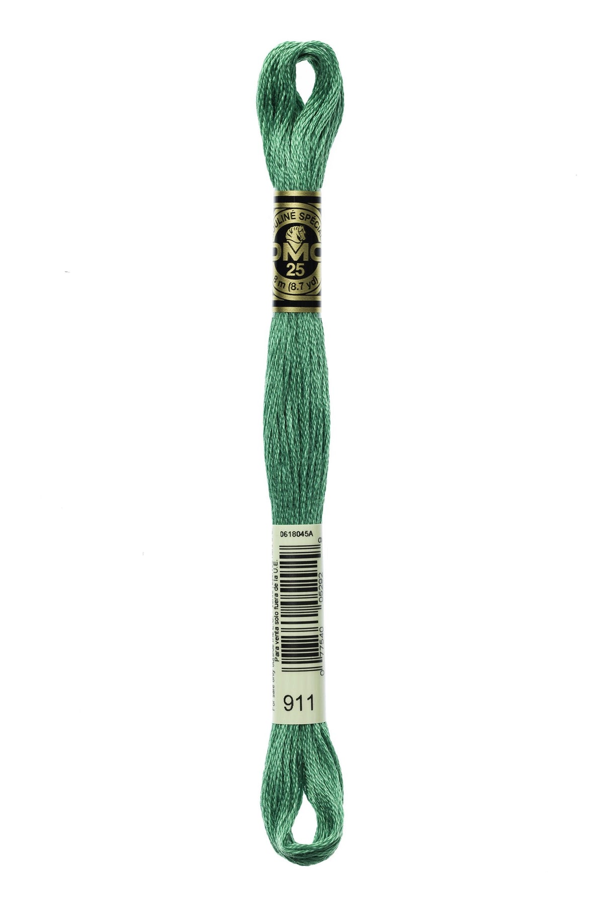 DMC Mouliné Stranded Cotton 911 Emerald Green Medium