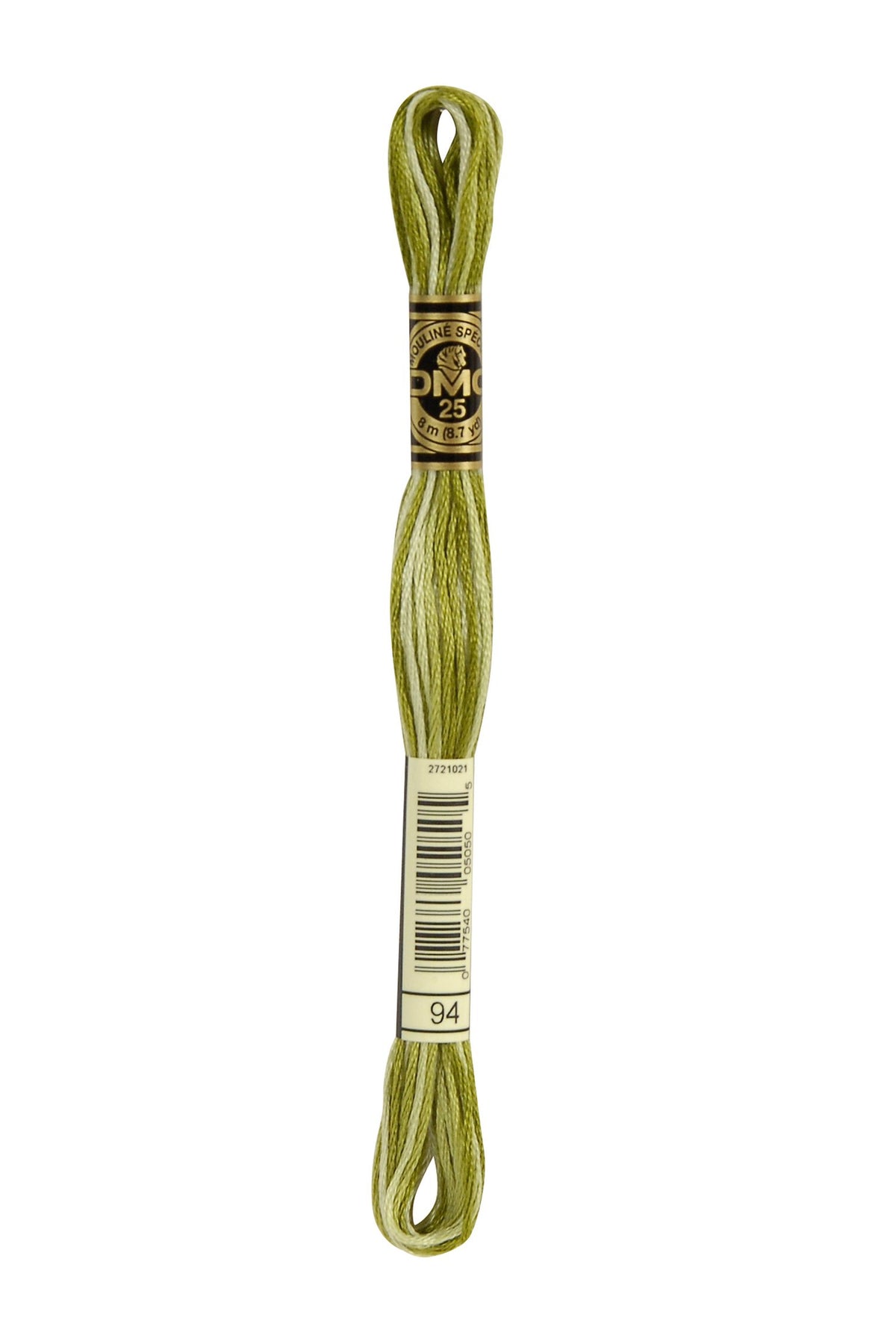 DMC Mouliné Stranded Cotton 94 Variegated Khaki Green