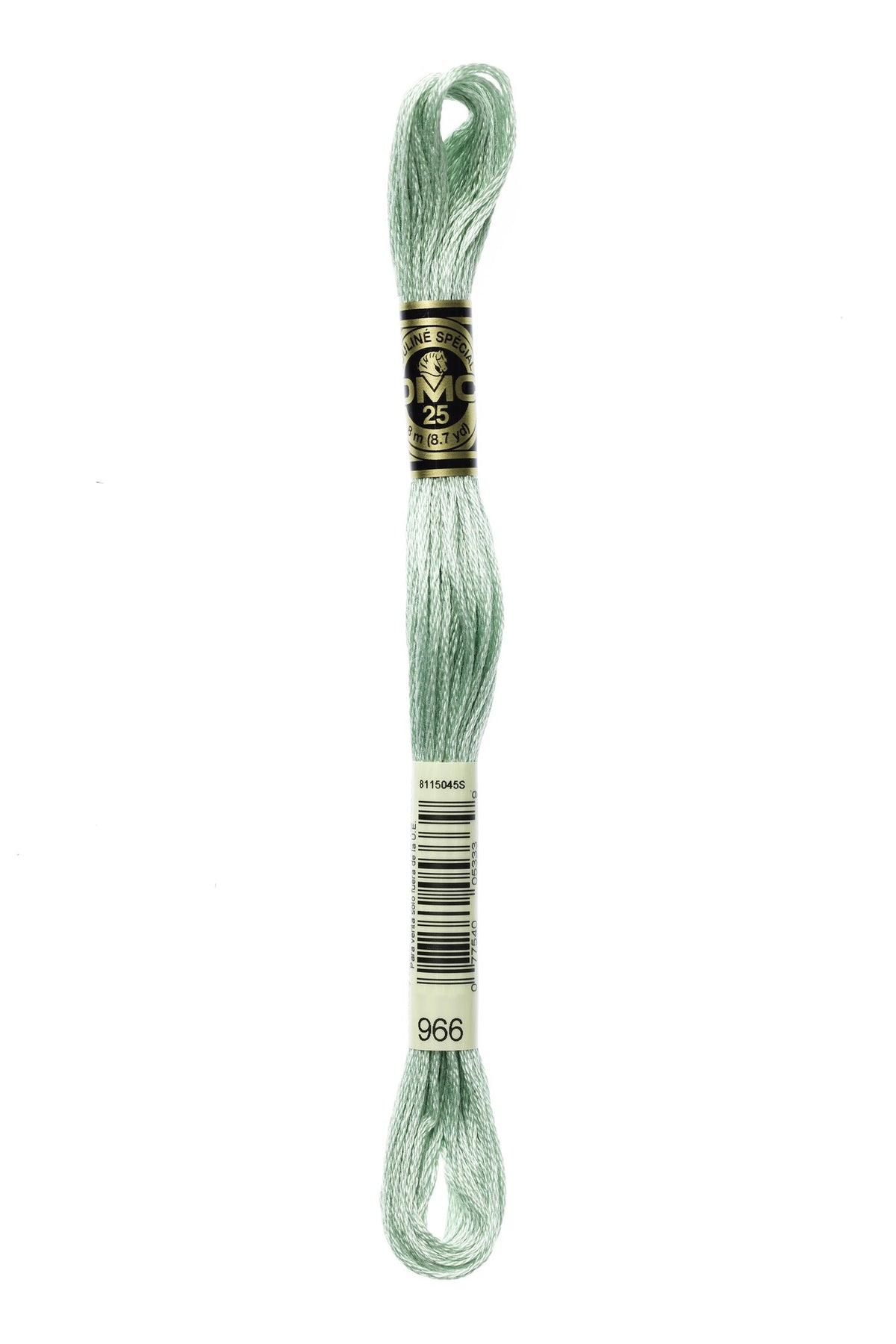 DMC Mouliné Stranded Cotton 966 Jade Ultra Very Light