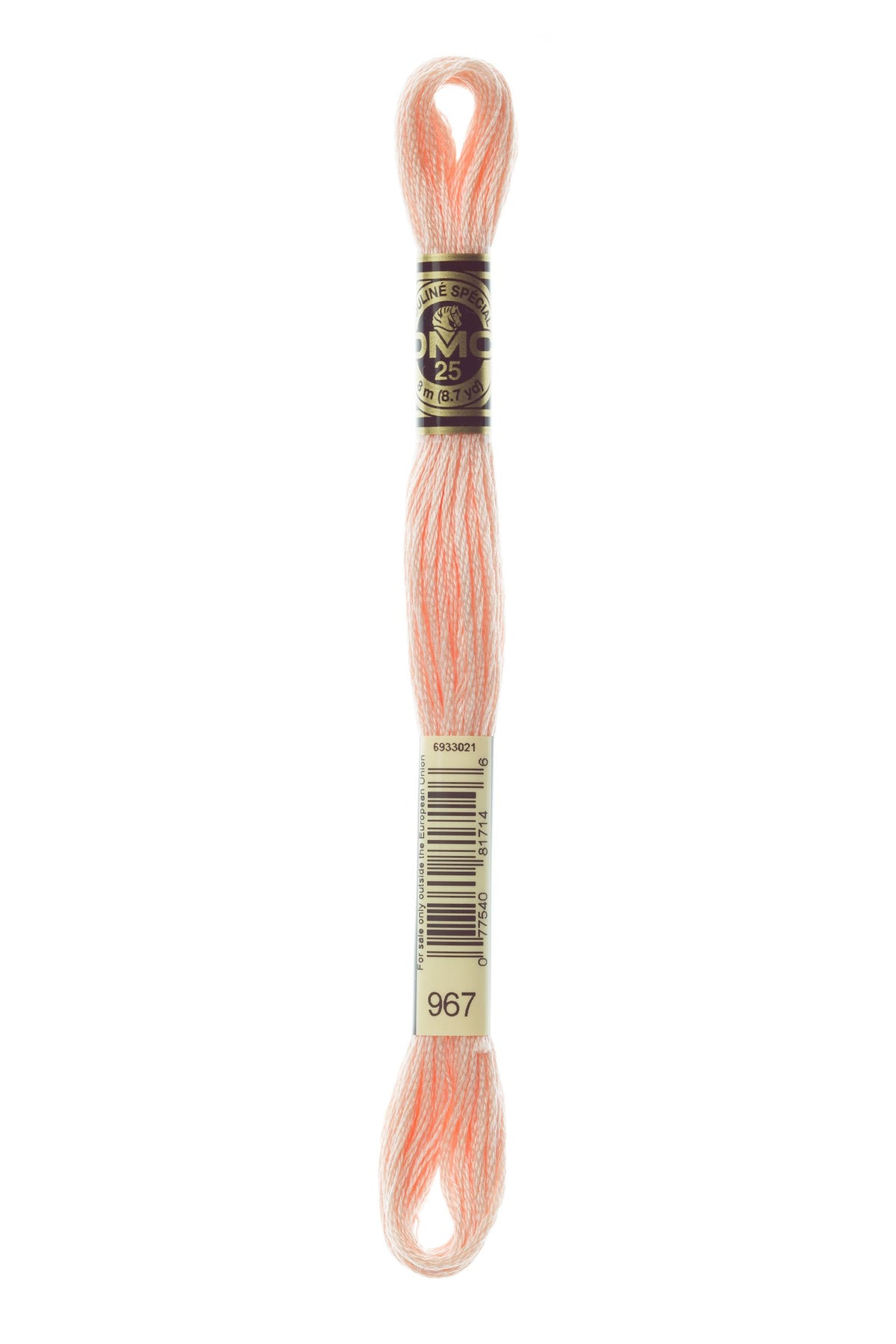 DMC Mouliné Stranded Cotton 967 Apricot Very Light