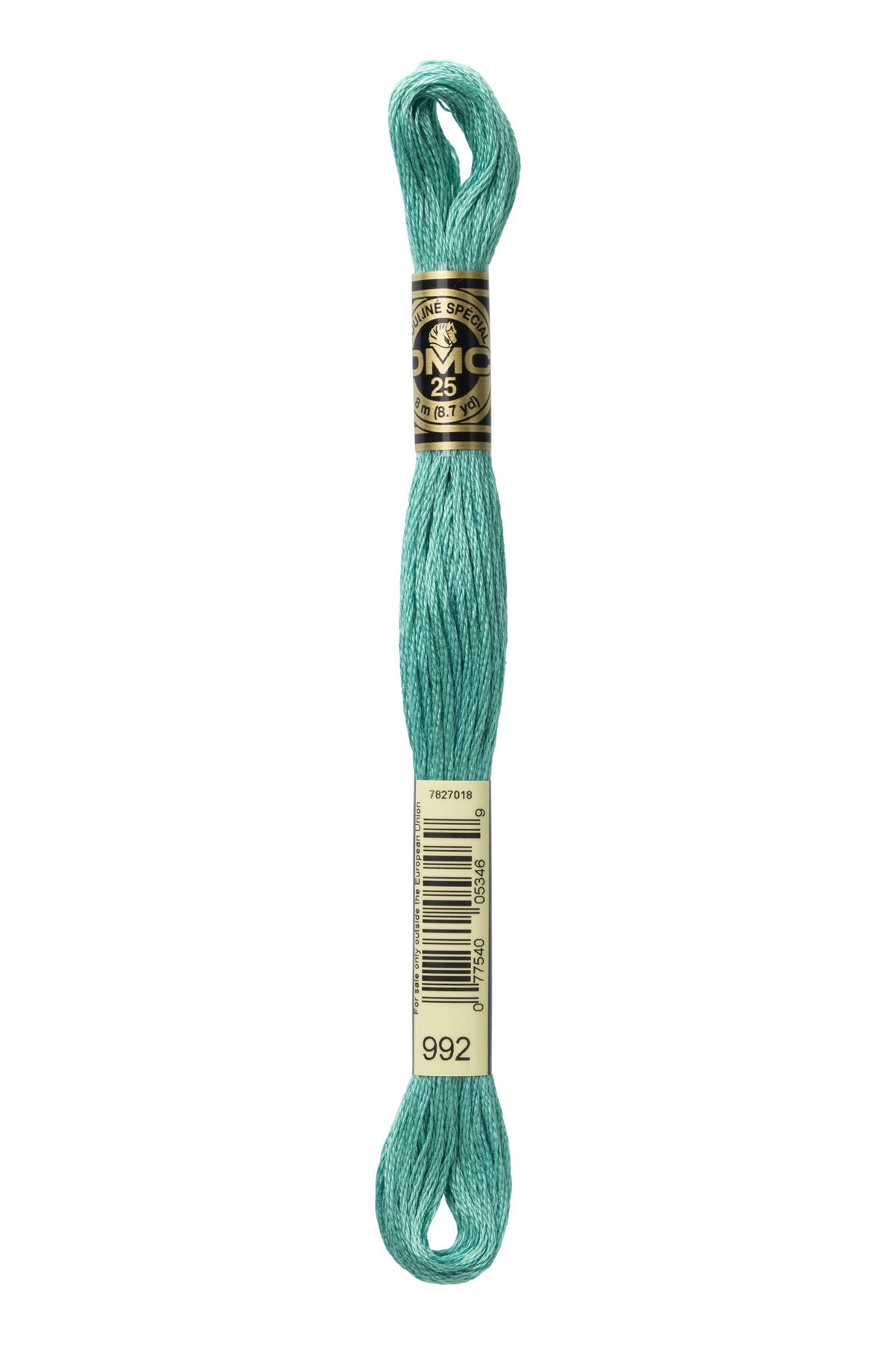 DMC Mouliné Stranded Cotton 992 Aquamarine Light