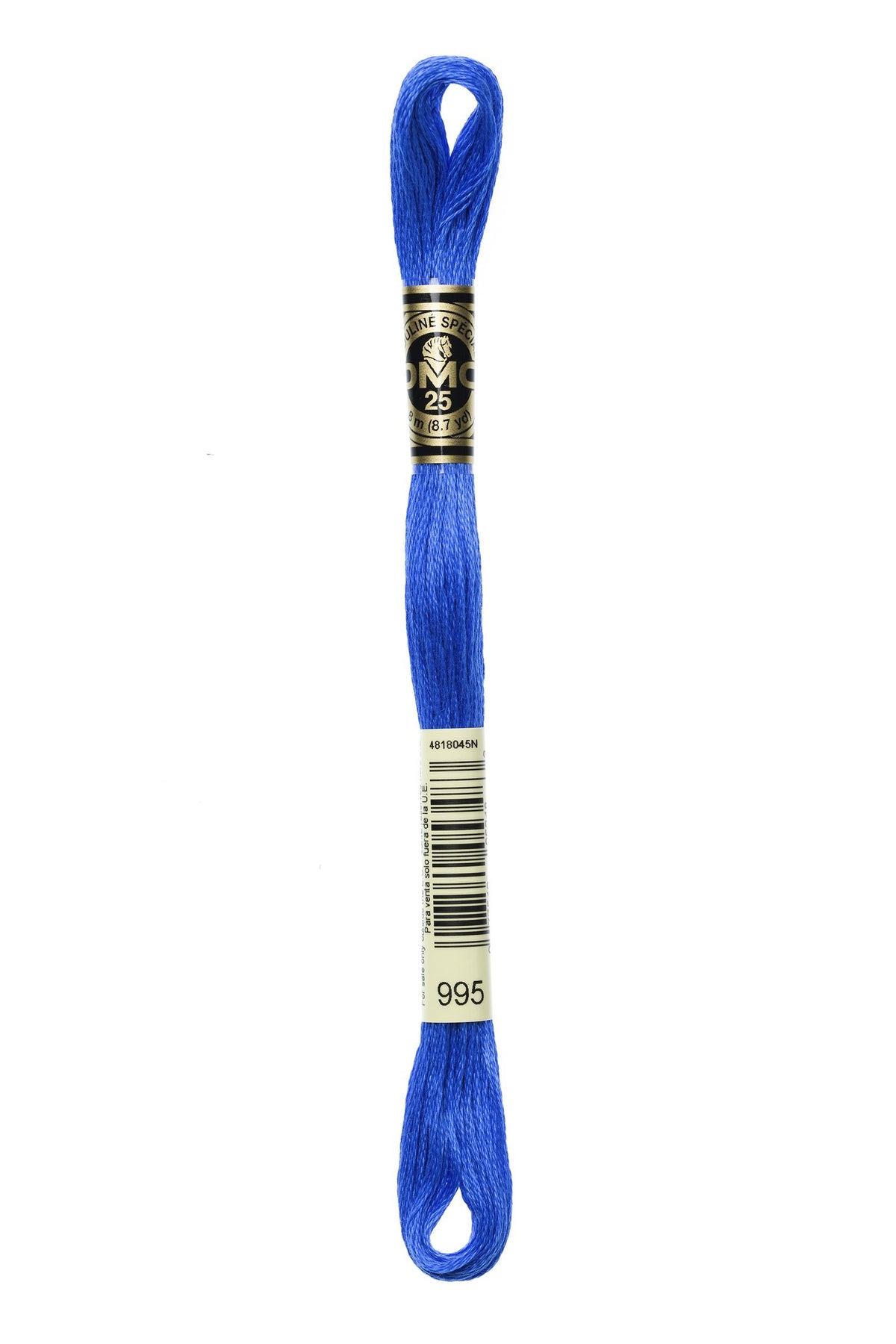 DMC Mouliné Stranded Cotton 995 Electric Blue Dark