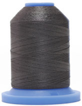 Grey Wool, Pantone Black 7 C Super Brite Polyester 1000m