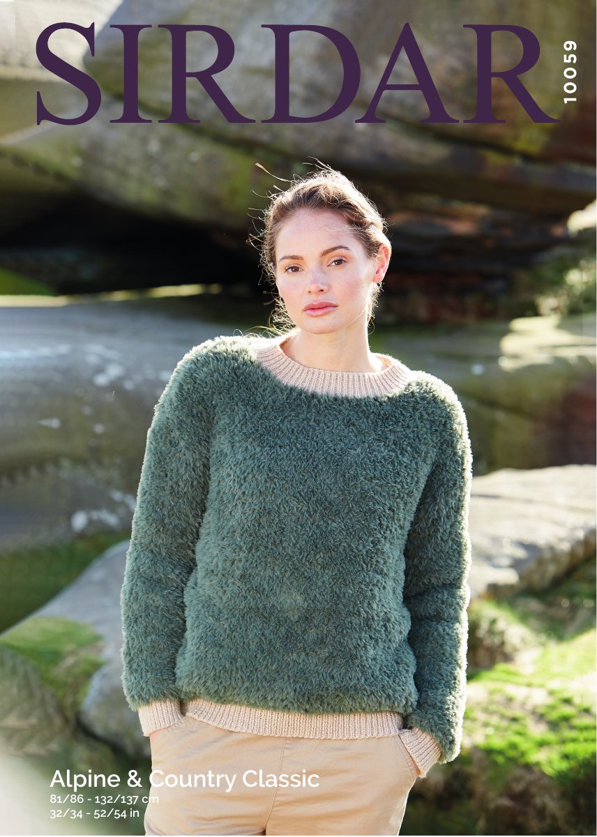Sirdar 10059 Sweater in Alpine pattern cover
