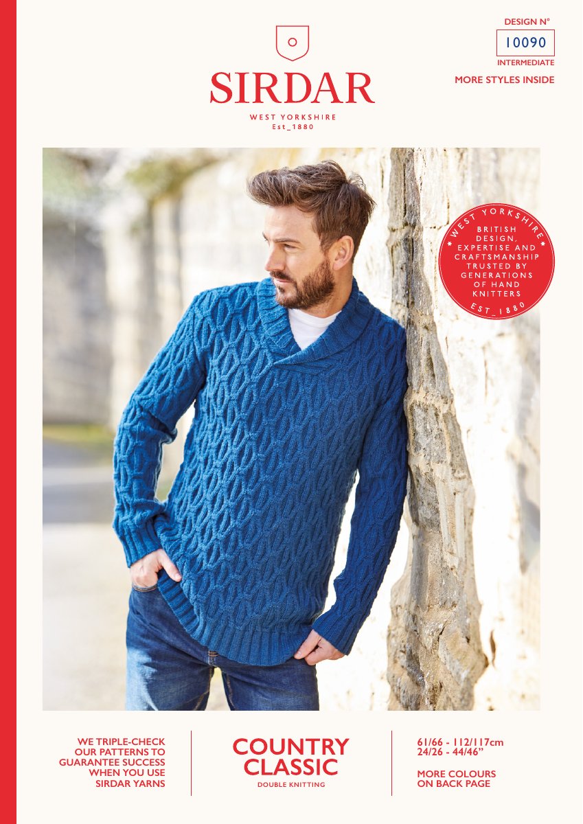 Sirdar 10090 Sweater in Country Classic DK pattern cover