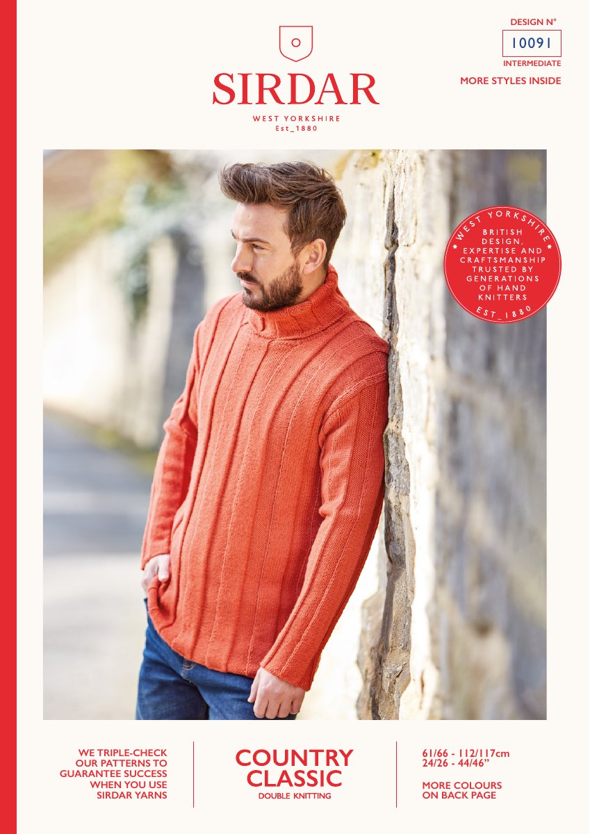 Sirdar 10091 Pattern in Country Classic DK pattern cover