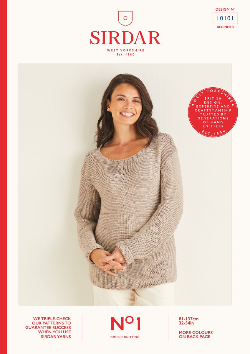Sirdar 10101 Pattern in No.1 DK pattern cover