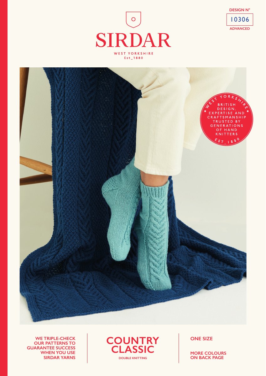 Sirdar 10306 Pattern in Country Classic DK pattern cover