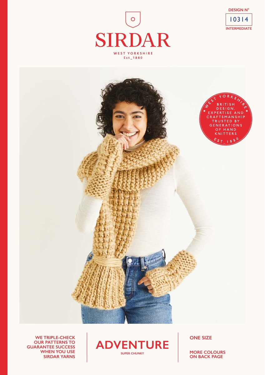Sirdar 10314 Sweater in Adventure Super Chunky pattern cover