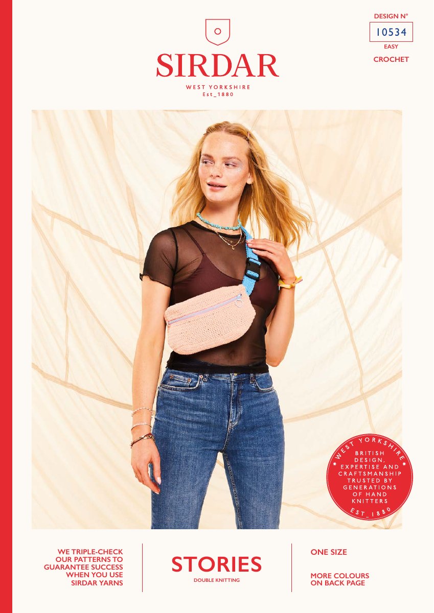 Sirdar 10534 Top in Stories DK pattern cover