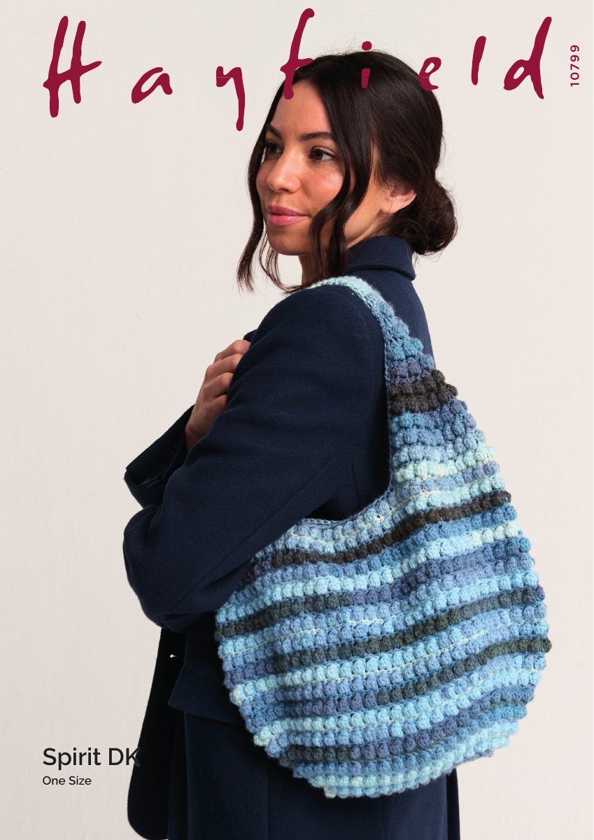 Hayfield 10799 Bag in Spirit DK pattern cover