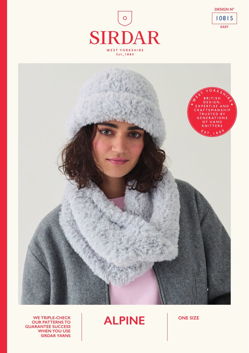 Sirdar 10815 Snood in Alpine pattern cover