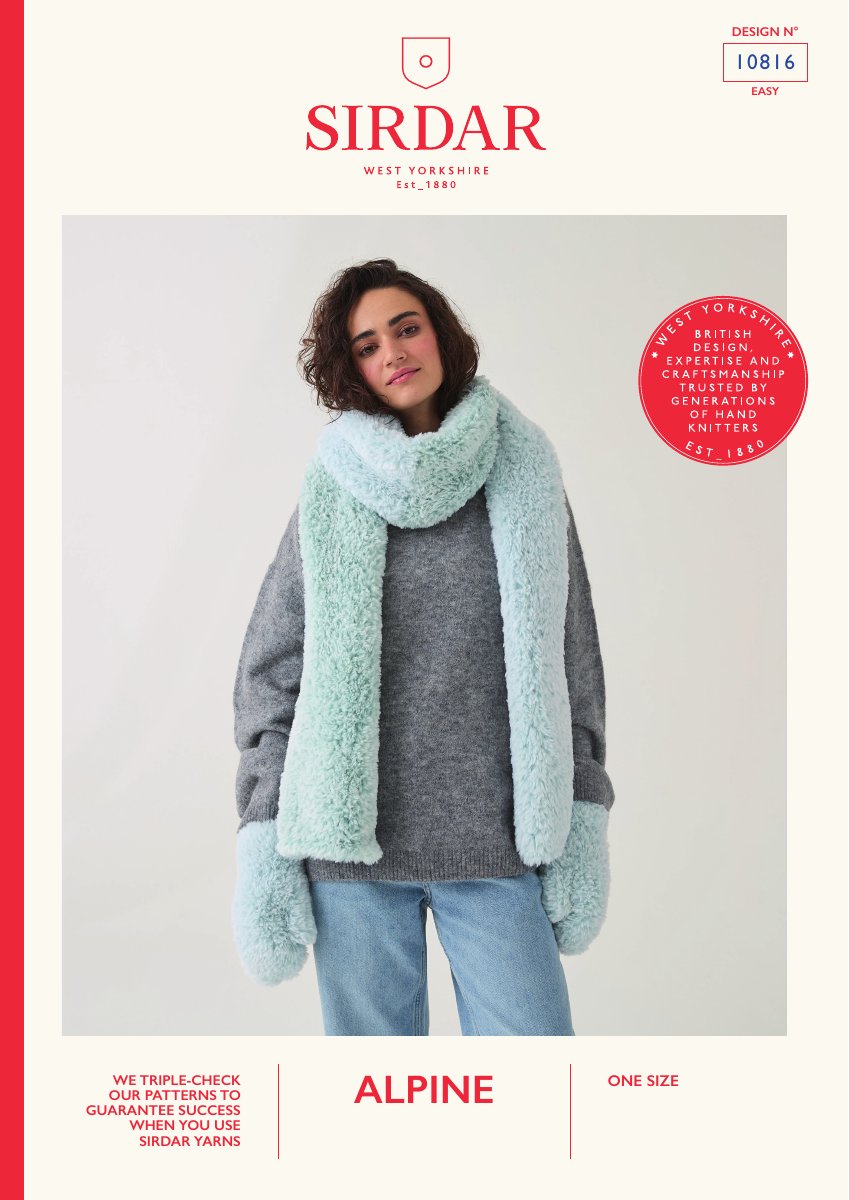 Sirdar 10816 Snood in Alpine pattern cover