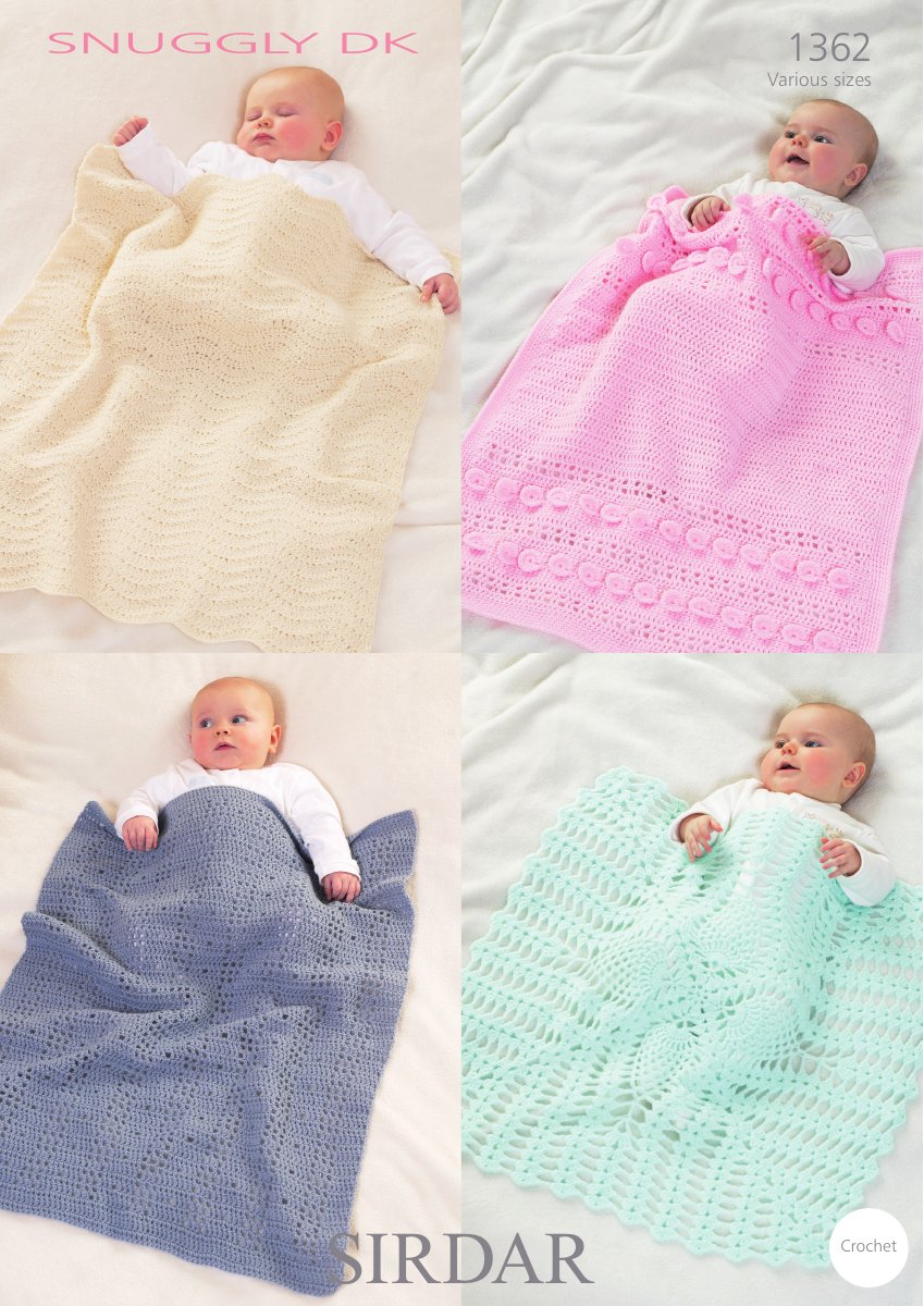 Sirdar 1362 Blankets in Snuggly DK pattern cover