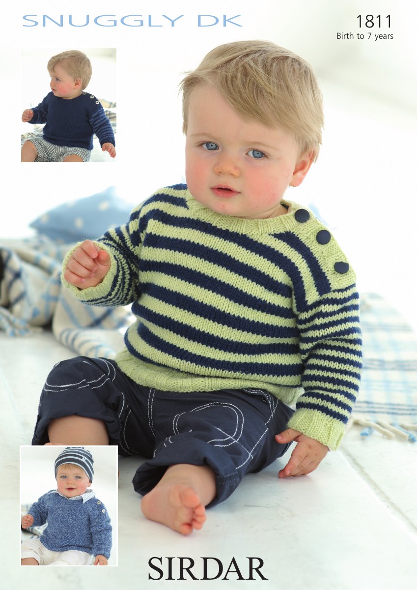 Sirdar 1811 Sweater in Snuggly DK pattern cover