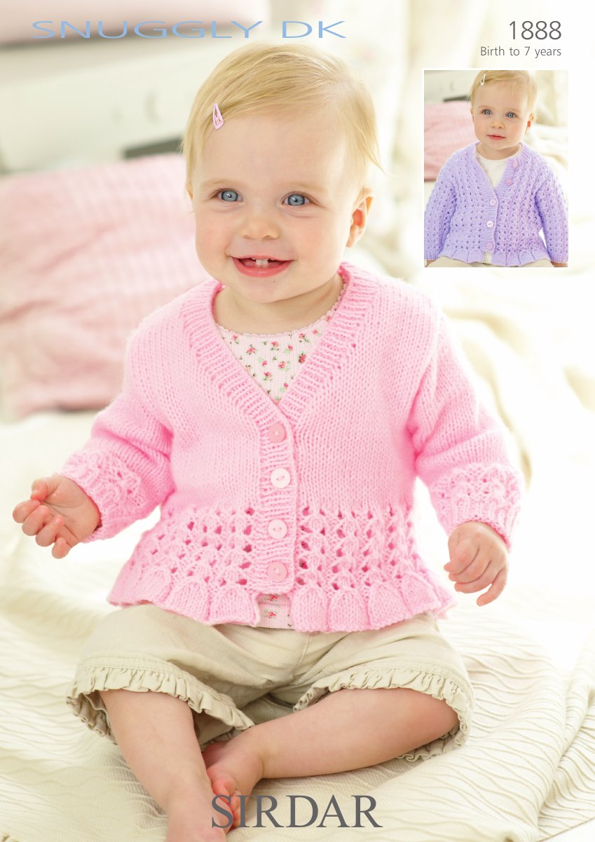 Sirdar 1888 Cardigans in Snuggly DK pattern cover