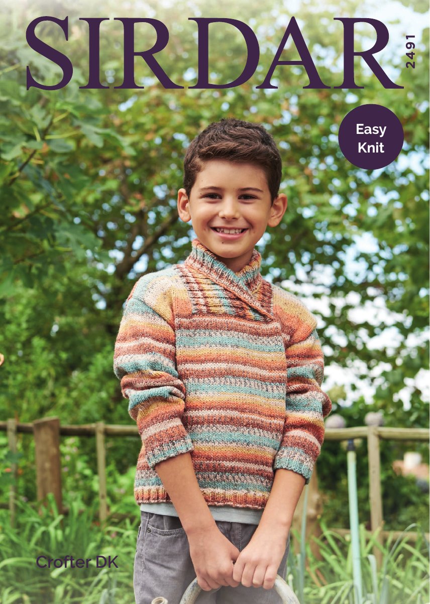 Sirdar 2491 Sweater in Crofter DK pattern cover