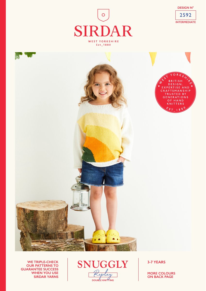 Sirdar 2592 Child's Sweater in P pattern cover