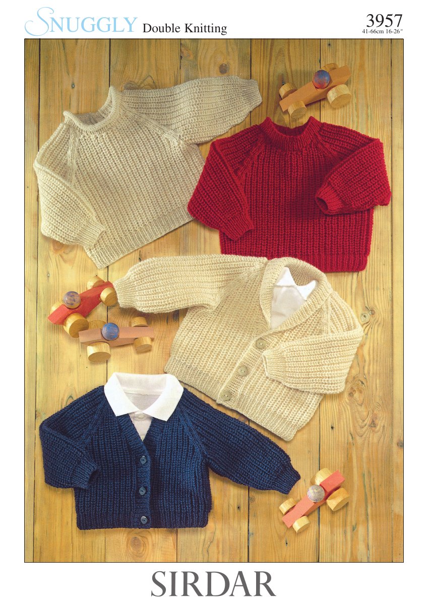 Sirdar 3957 Child's Pattern in Snuggly DK pattern cover