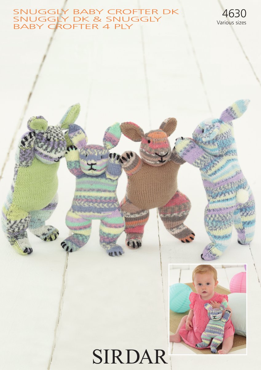 Sirdar 4630 Toy in Snuggly Baby Crofter DK pattern cover