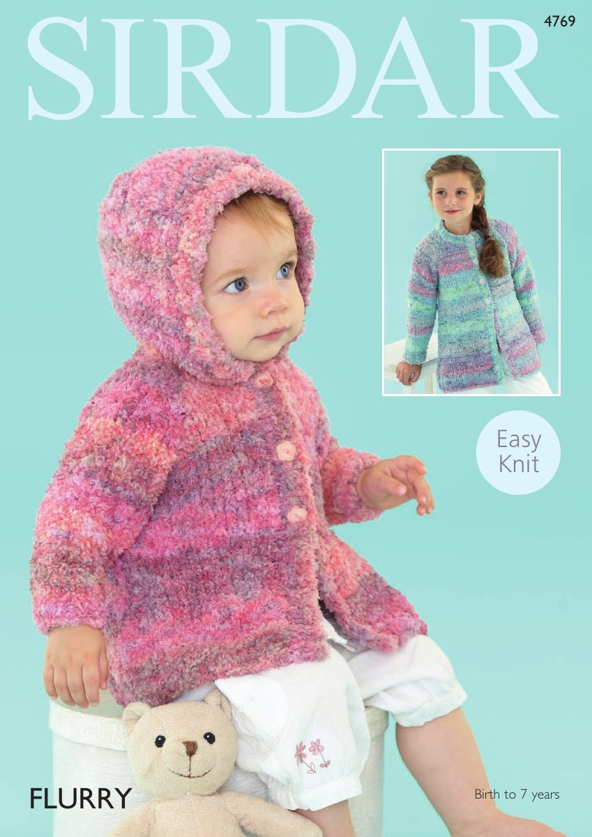 Sirdar 4769 Baby's & Child's Coat in Flurry pattern cover