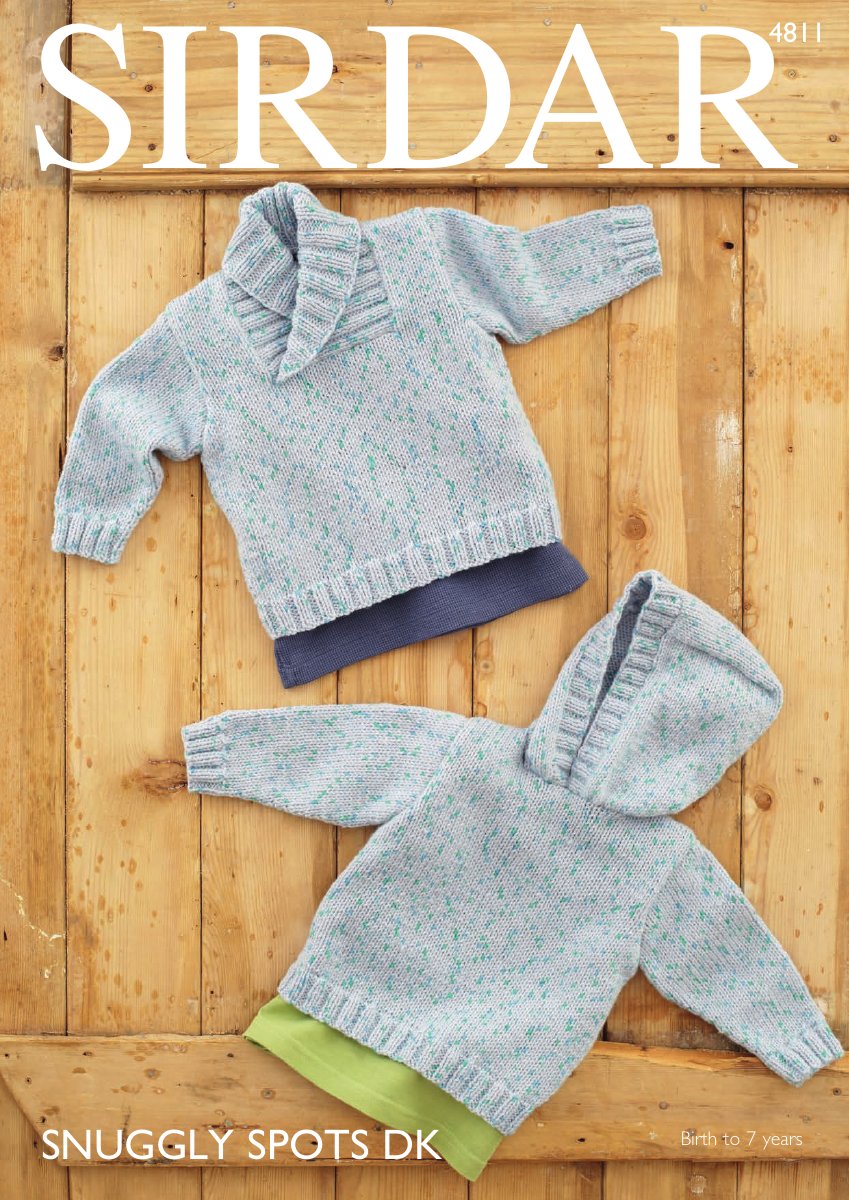 Sirdar 4811 Baby's & Child's Sweater in Snuggly Spots DK pattern cover