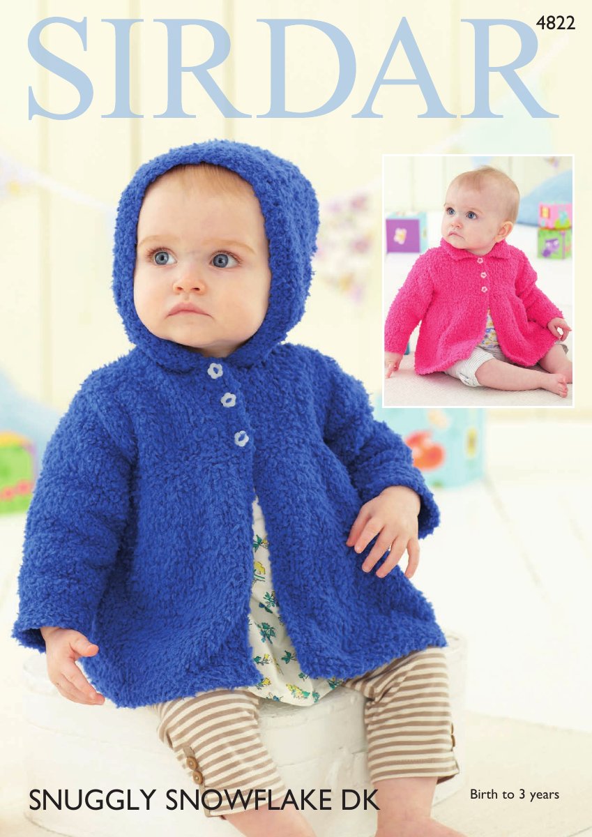 Sirdar 4822 Jackets in Snuggly Snowflake DK pattern cover