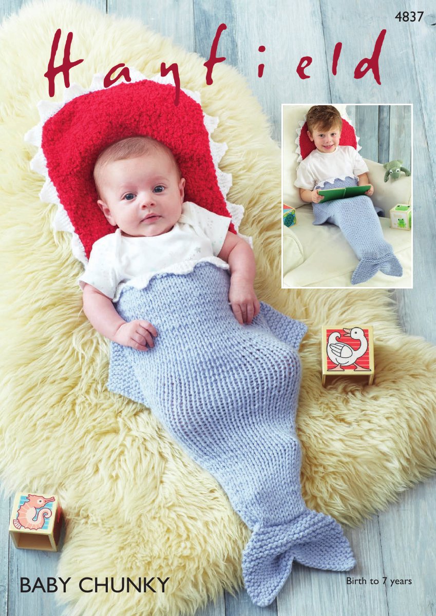 Hayfield 4837 Sleeping Bag in Baby Chunky pattern cover