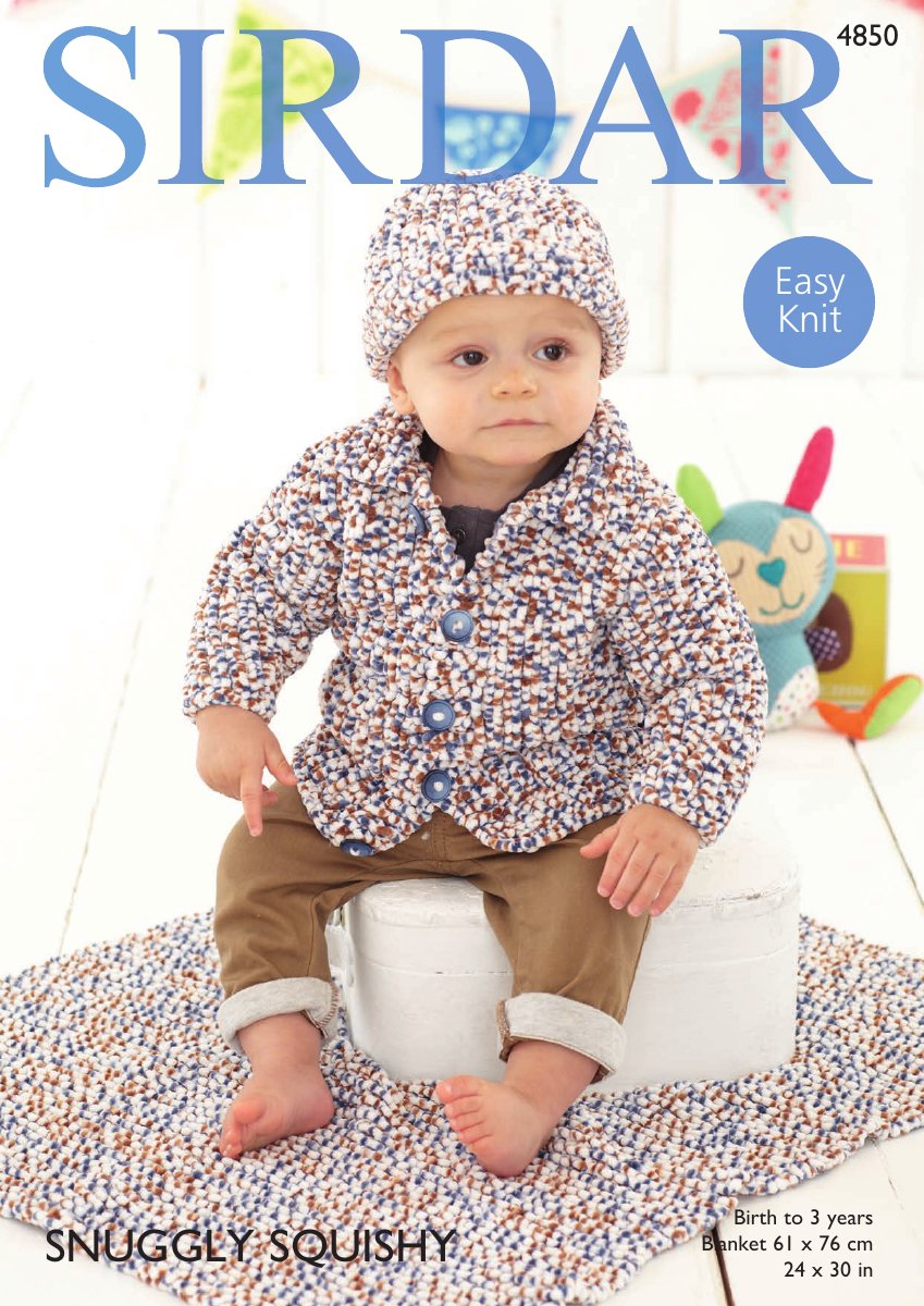 Sirdar 4850 Baby's & Child's Jacket in Snuggly Squishy pattern cover