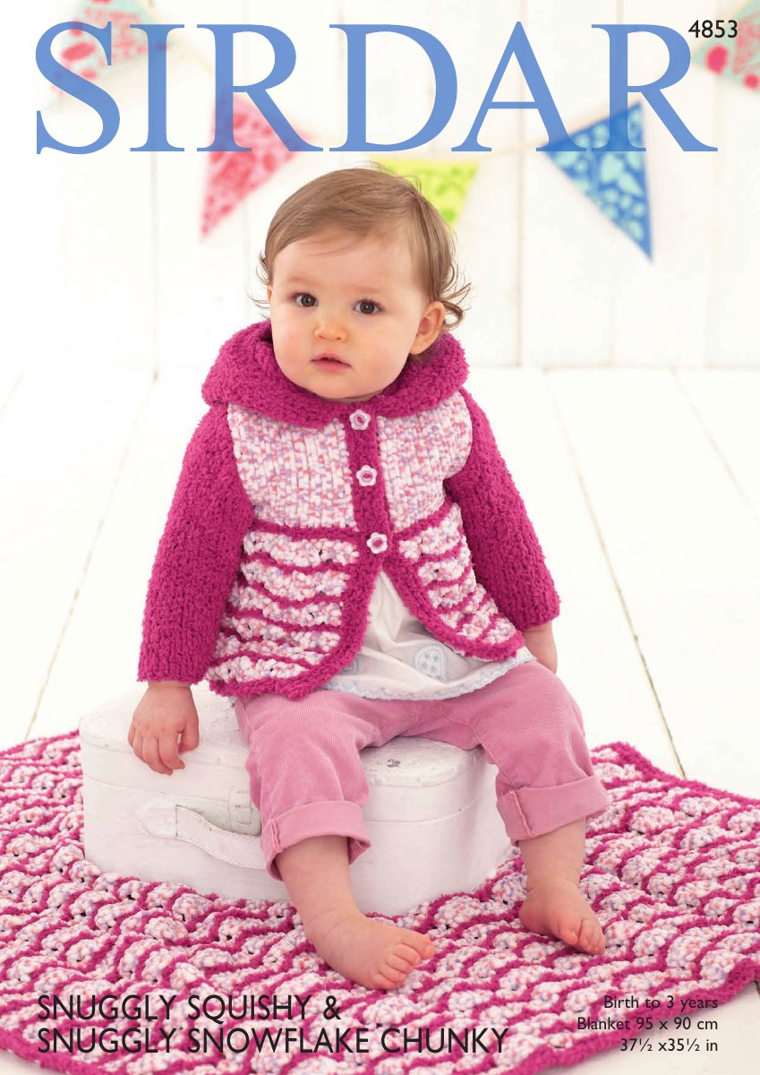 Sirdar 4853 Baby's & Child's Coat in Snuggly Squishy pattern cover