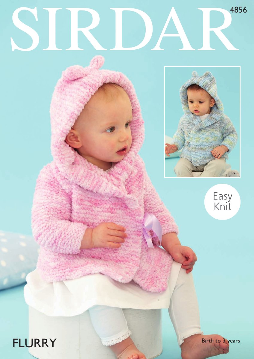 Sirdar 4856 Baby's & Child's Jacket in Flurry pattern cover
