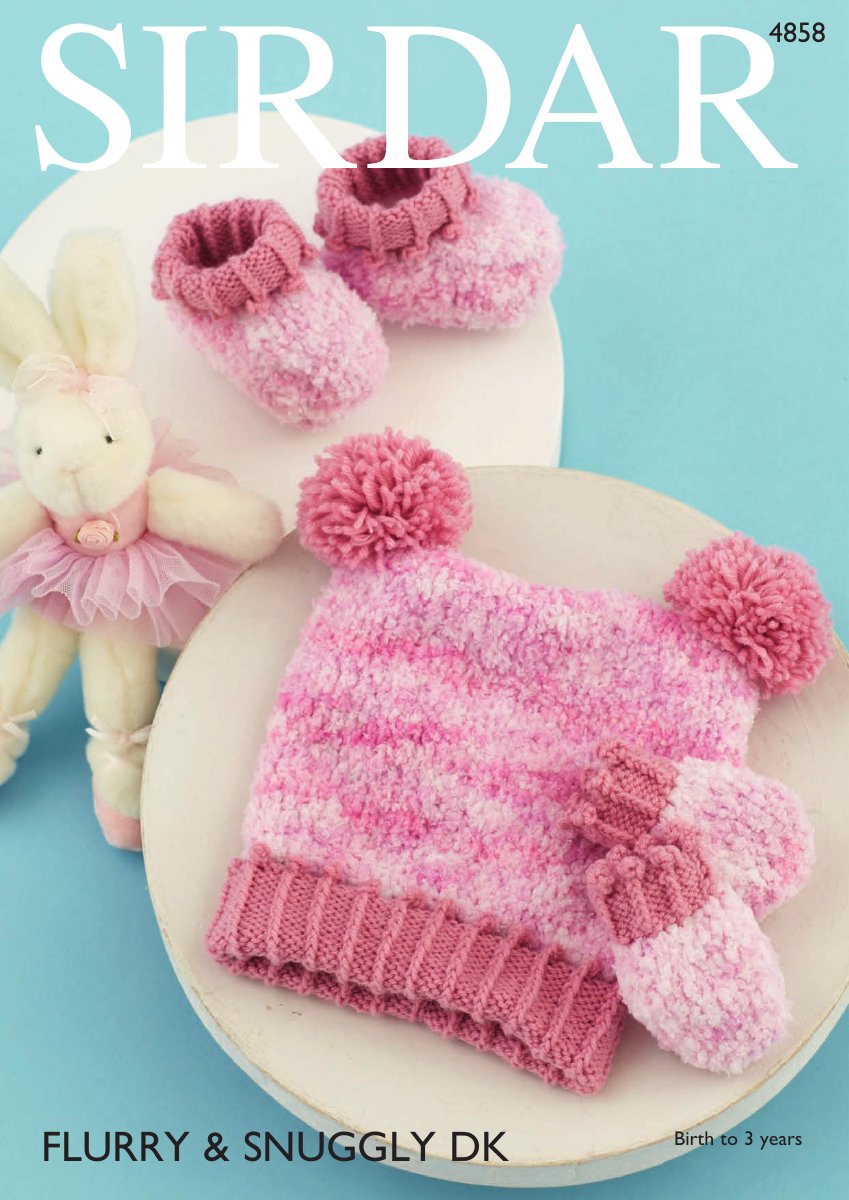Sirdar 4858 Baby's & Child's Hat in Flurry pattern cover