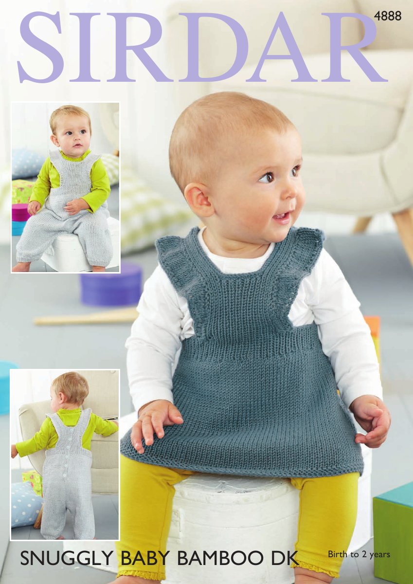 Sirdar 4888 Baby's & Child's Dress in Snuggly Baby Bamboo DK pattern cover