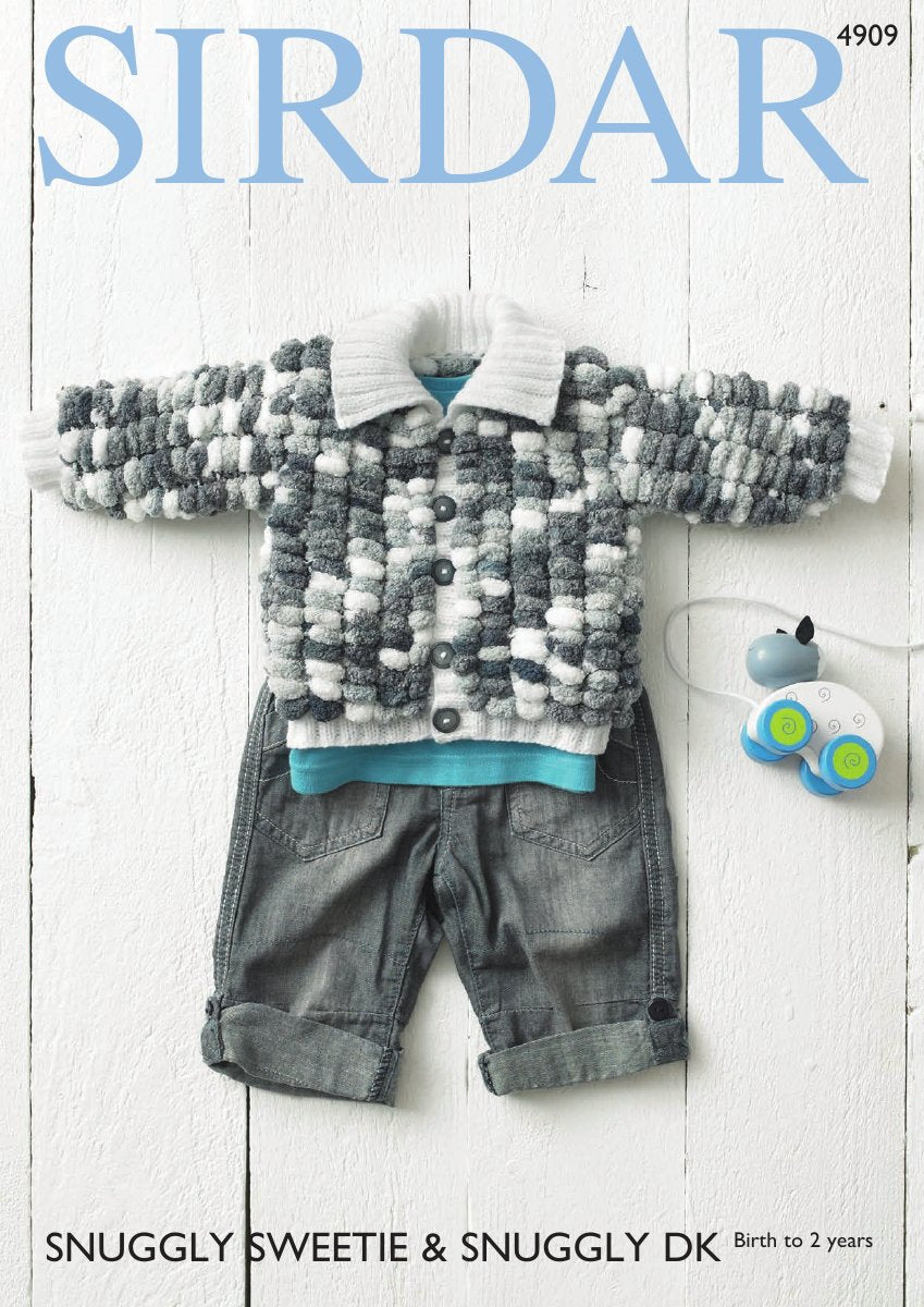 Sirdar 4909 Baby's & Child's Jacket in Snuggly Sweetie pattern cover