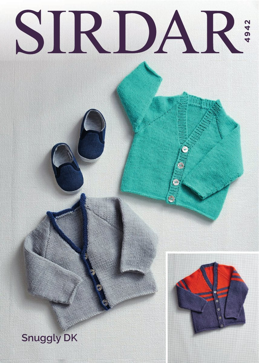 Sirdar 4942 Cardigans in Snuggly DK pattern cover