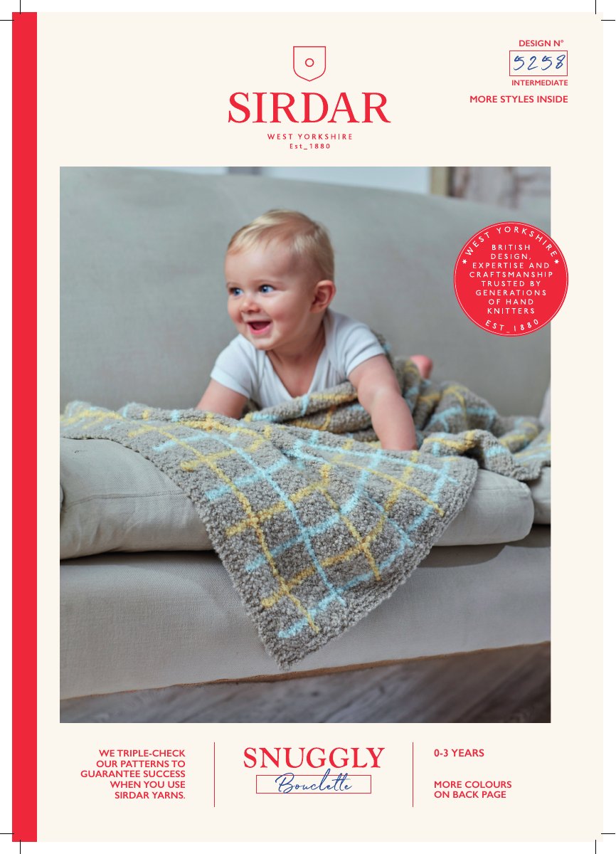 Sirdar 5258 Christmas Stocking in Snuggly Bouclette pattern cover