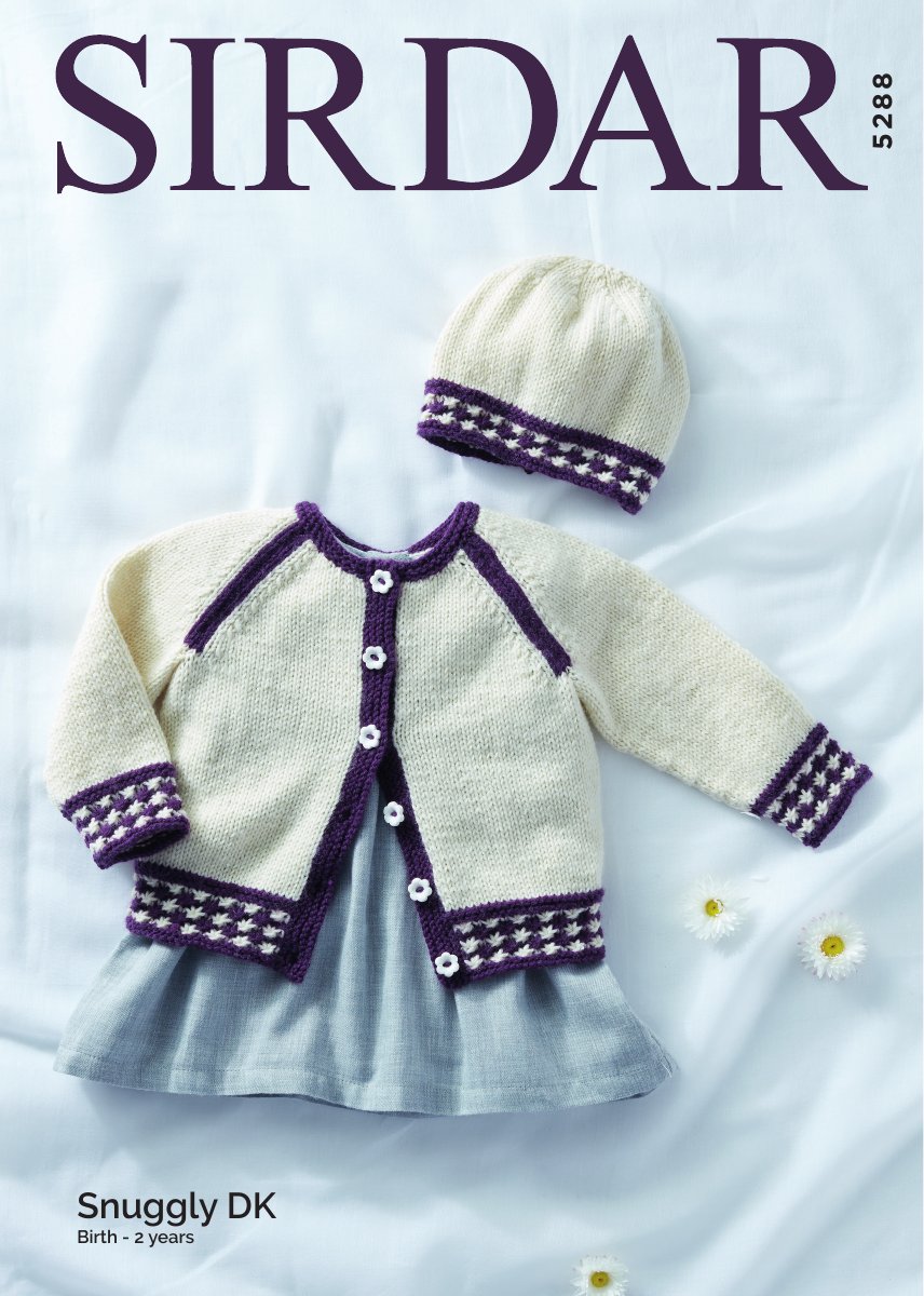 Sirdar 5288 Baby's & Child's Cardigan in Snuggly DK pattern cover