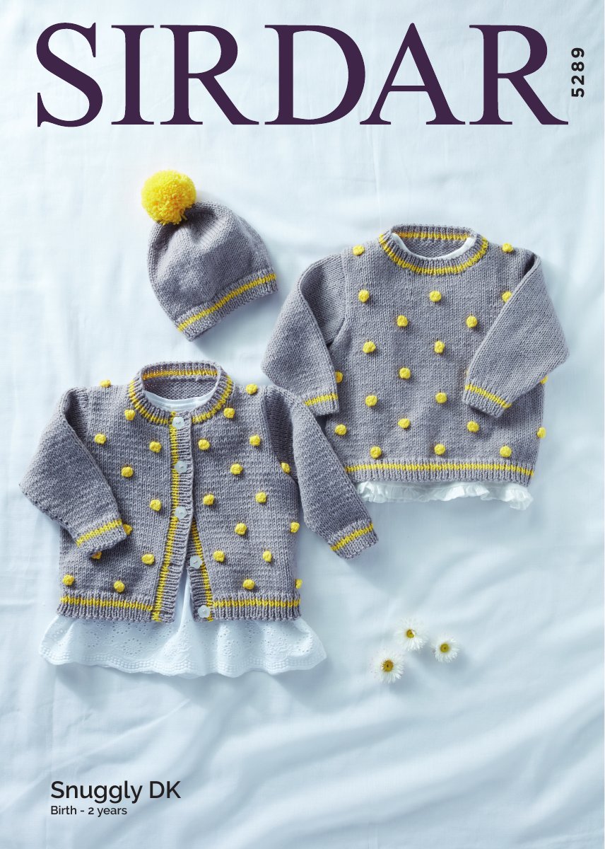 Sirdar 5289 Baby's & Child's Cardigan in Snuggly DK pattern cover