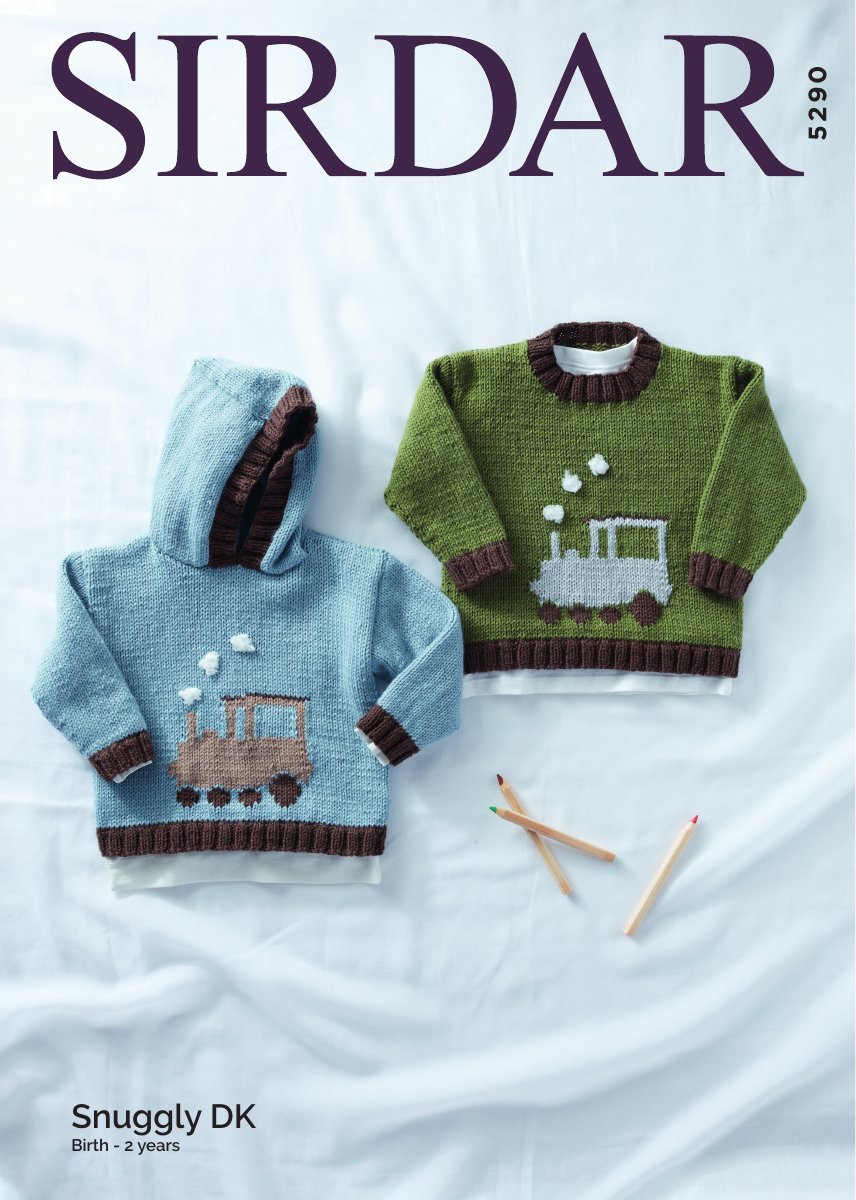 Sirdar 5290 Baby's & Child's Sweater in Snuggly DK pattern cover