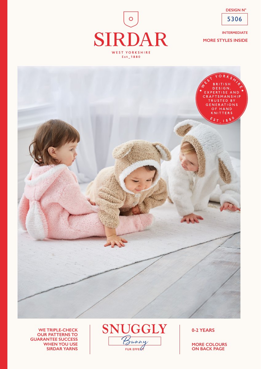 Sirdar 5306 Baby's & Child's Toy in Snuggly Bunny pattern cover