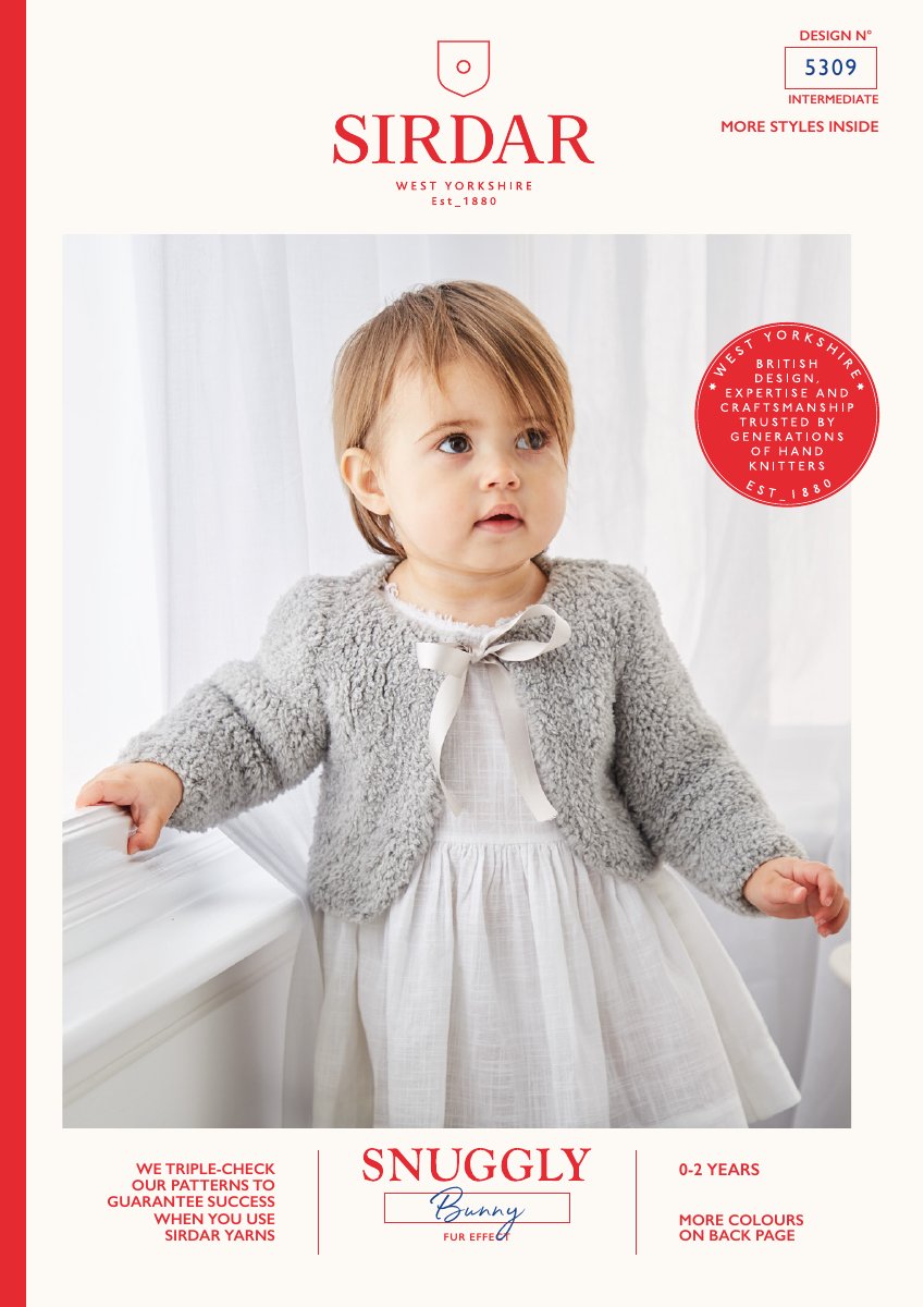 Sirdar 5309 Baby's & Child's Toy in Snuggly Bunny pattern cover