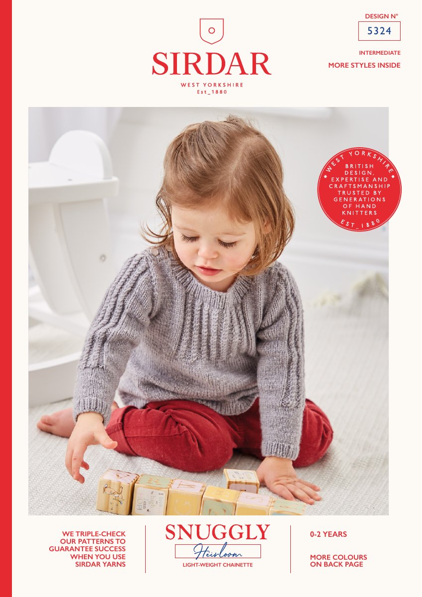 Sirdar 5324 Baby's & Child's Coat in Snuggly Heirloom pattern cover