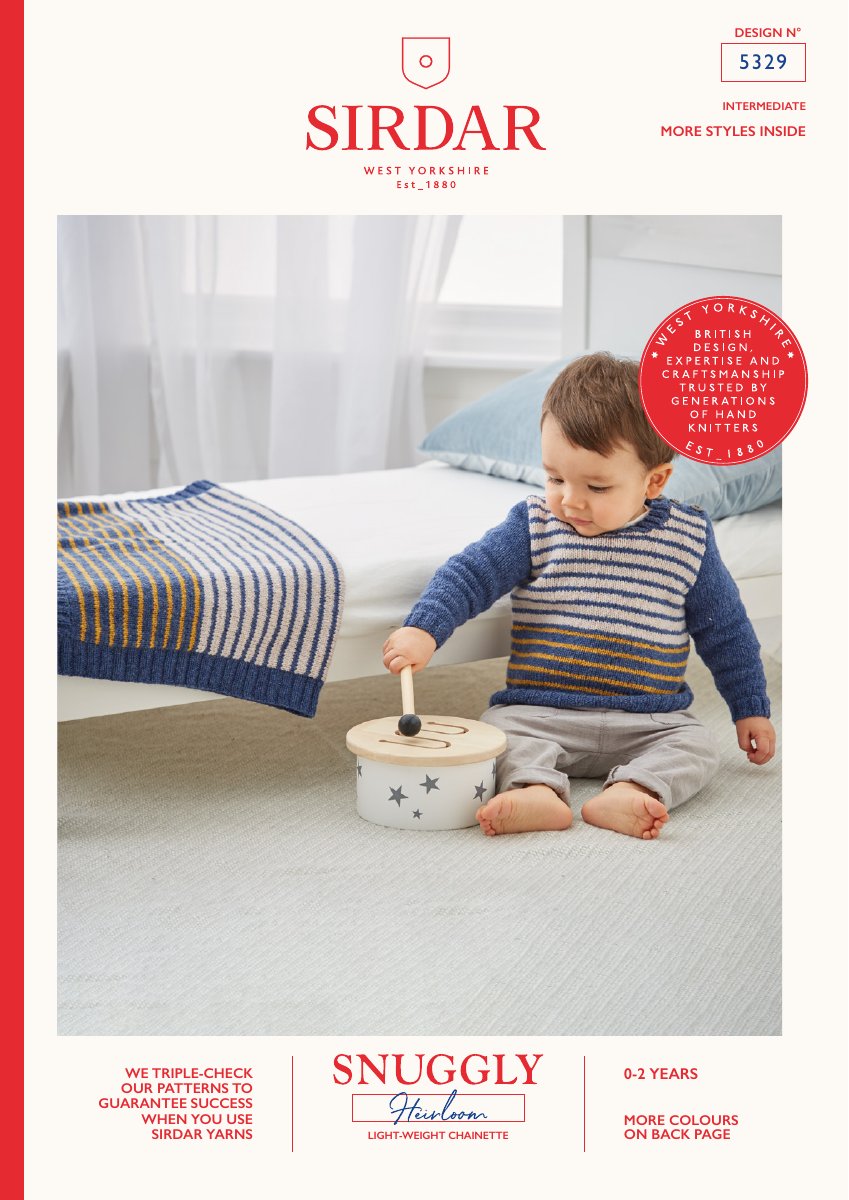 Sirdar 5329 Baby's & Child's Coat in Snuggly Heirloom pattern cover